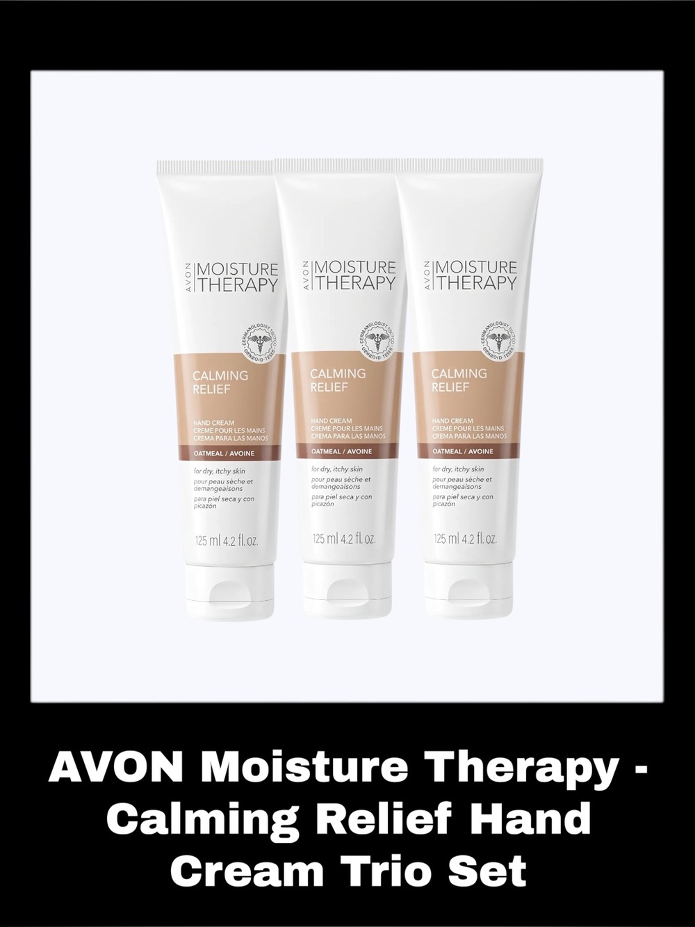 AVON Moisture Therapy - Calming Relief Hand Cream Trio Set